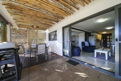Seychelles Ground Level 2 Bedroom air-con self-contained apartment, River views