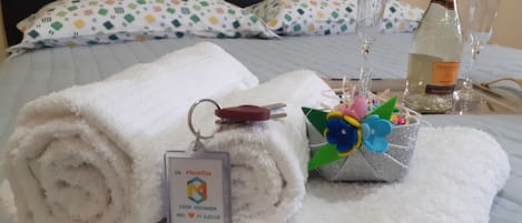 3 bedrooms, desk, iron/ironing board, travel crib