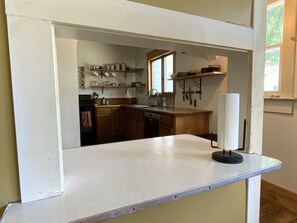 Private kitchen - Charming Bungalow on Winona Lake Island (Winona Lake)