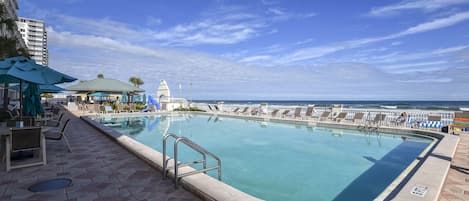 Indoor pool, outdoor pool