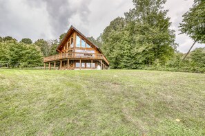Exterior - Secluded Cabin w/ Private Hot Tub, Pond, Fire Pit, Free WiFi, Close to Skiing (Andover)
