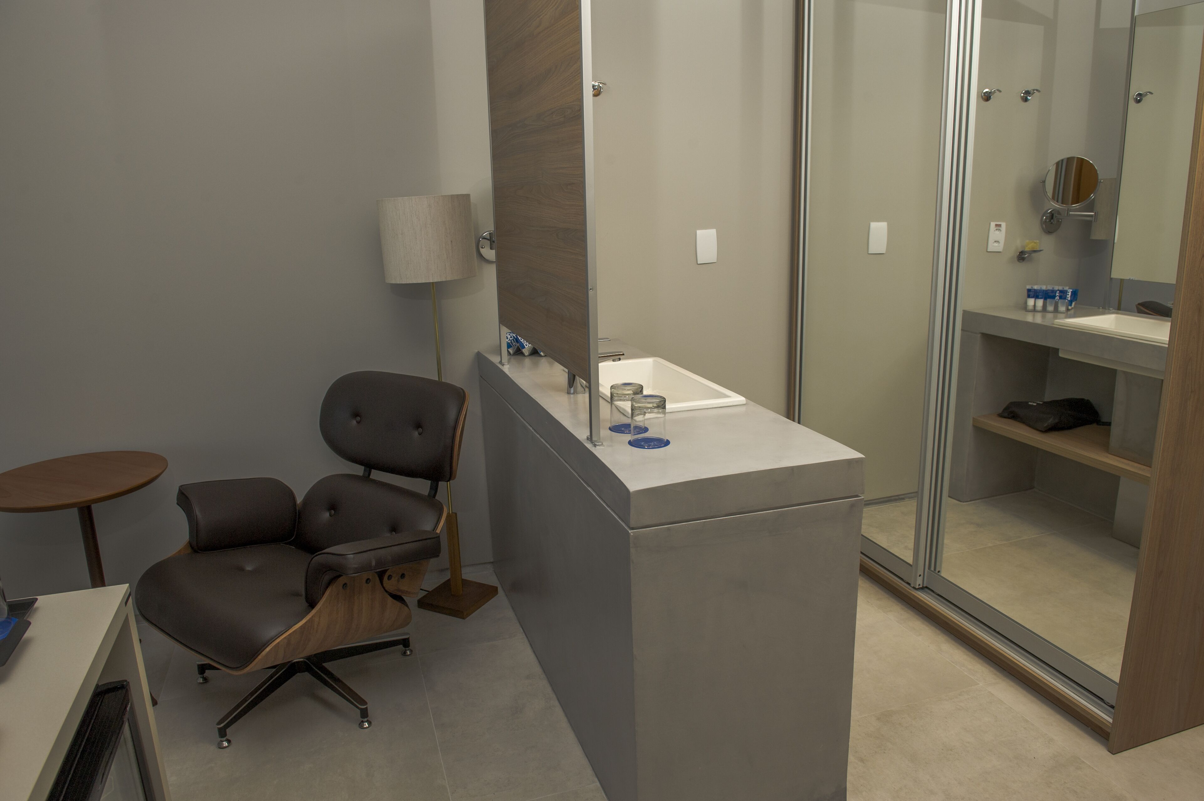 luxury room, ocean view | bathroom | shower, designer toiletries, hair dryer, towels