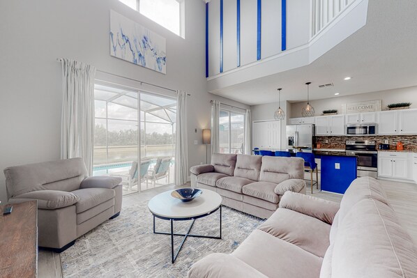 TV, DVD player, table football, books