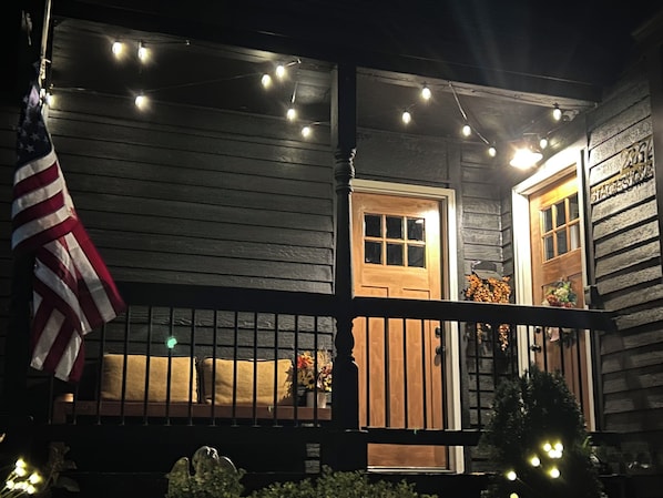 Exterior detail - Quaint century-old home just minutes from Turkey Run & Shades State Park w Sauna (Marshall)