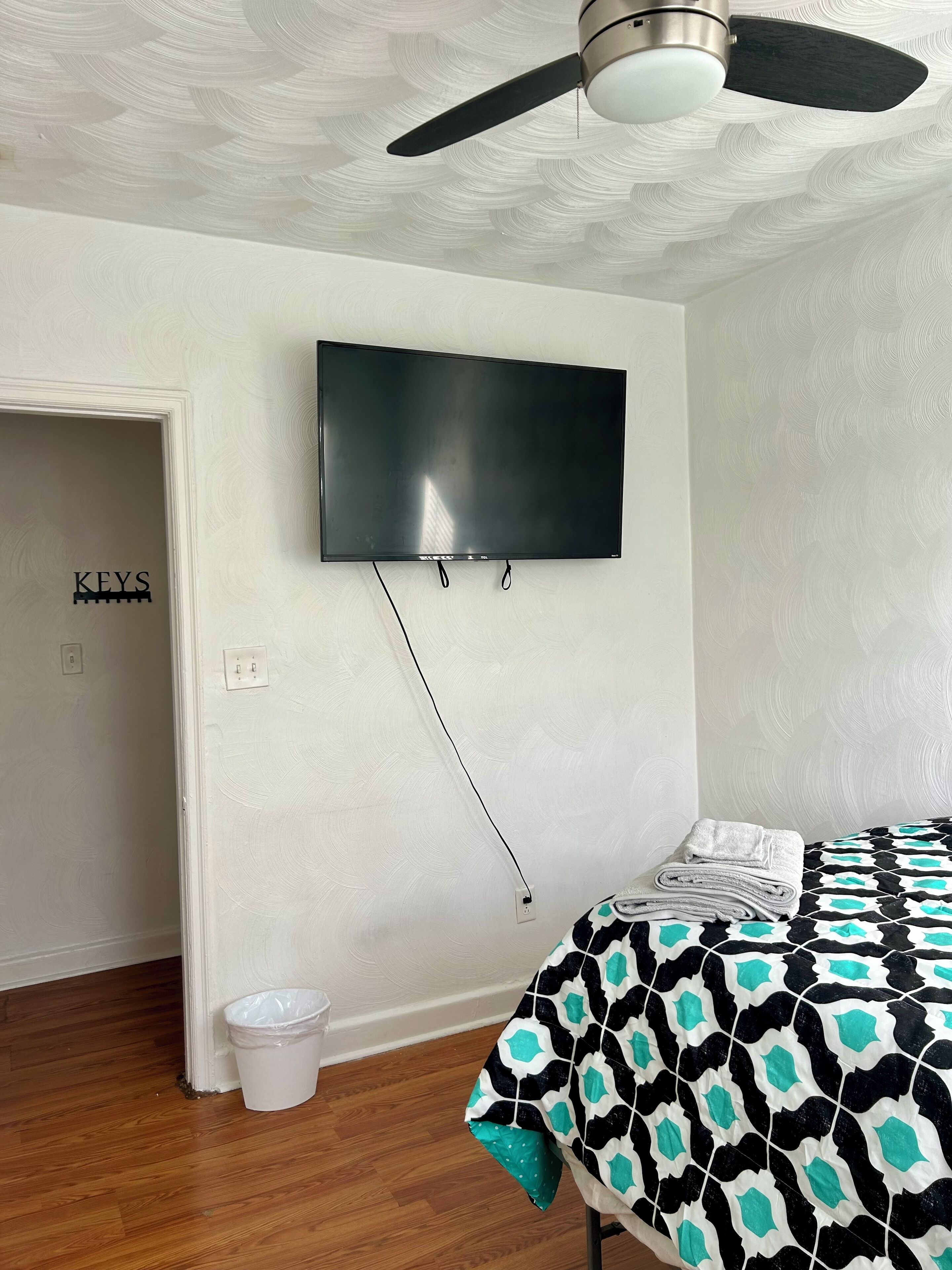 2 bedrooms, desk, iron/ironing board, free WiFi