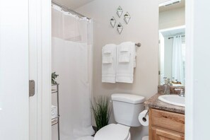 Hair dryer, towels