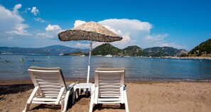 Pantai persendirian berhampiran, pengangkutan ulang-alik pantai 