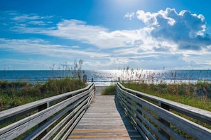 Accommodatie ligt op het strand
