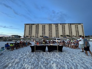 On the beach