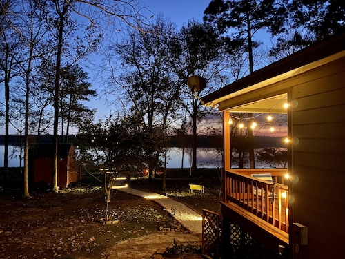 Riverfront home with hot tub, playground, kayaks, and amazing panoramic views!