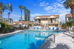 Una piscina riscaldata