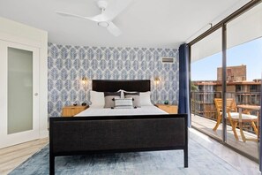 1 dormitorio, tabla de planchar con plancha, wifi y ropa de cama