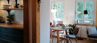 Woods: Accommodation **Haus im Glück** for large groups