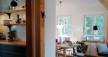 Woods: Accommodation **Haus im Glück** for large groups