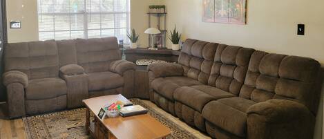 Smart TV, video games, books, video library