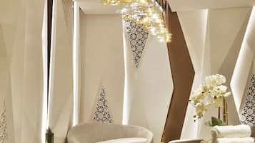 Couples treatment room(s), sauna, hot tub, steam room, body treatments