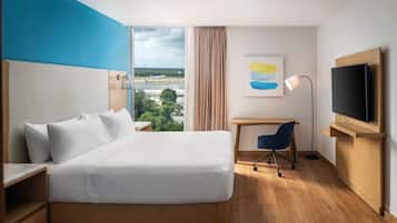 Ropa de cama de alta calidad y minibar