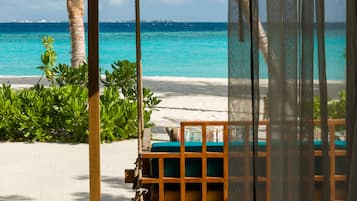 Villa, 1 Bedroom, Beachside (Pool) | 1 bedroom, minibar, in-room safe, individually decorated