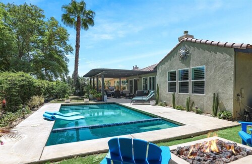 Indian Palms Vacation Rental – Private Pool, Spa, Game Room, Fire Pit & BBQ Near Polo Grounds