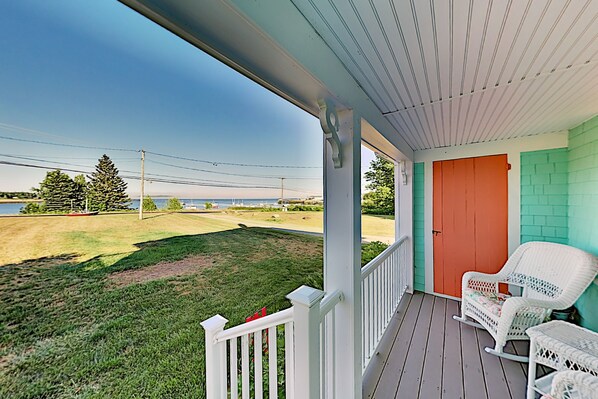 Property grounds - Lobster Cottage on the Harbor  W/Lighthouse and Waterviews. (Prospect Harbor)