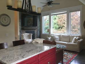 Carriage house living room