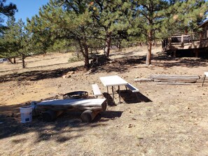 Picnic Area with gas firepit