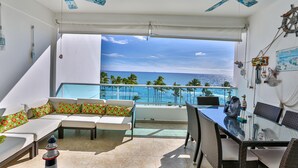 Appartement Familial, vue plage | Vue depuis le balcon