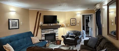 TV connectée, cheminée