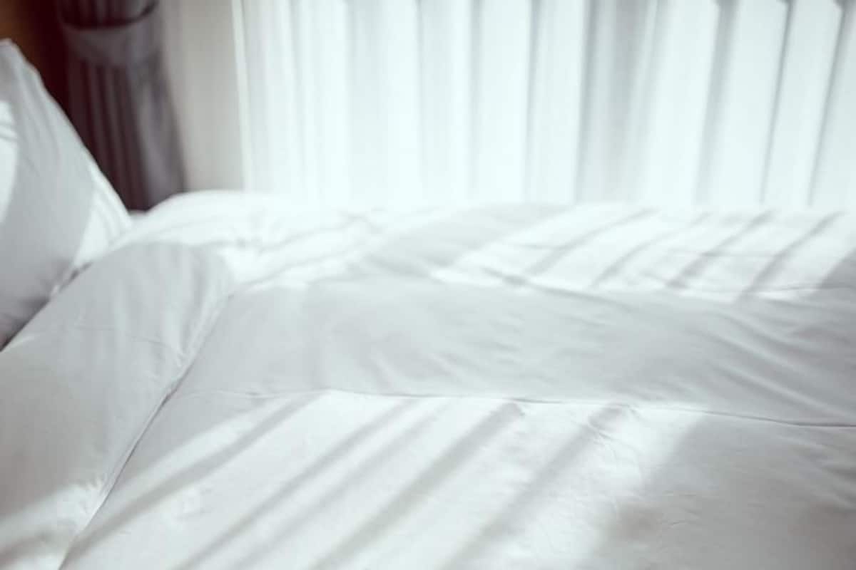 Laptop workspace, free WiFi, bed sheets