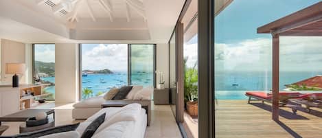 テレビ、書庫、ステレオ