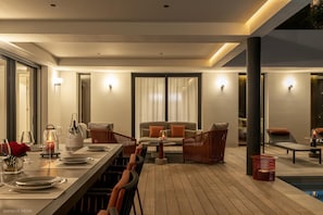 Dining - Villa Privilege | Water View - Located in  Tropical Gustavia with Private Pool (Gustavia)