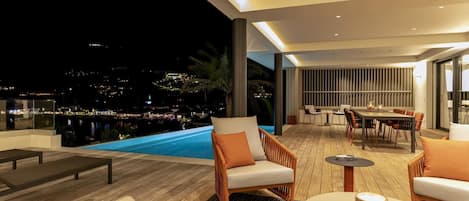 Una piscina riscaldata