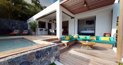Villa Fun and Sun | Ocean View - Located in Tropical Saint Jean with Private Pool
