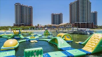 Enjoy waterfront activities and stunning views from this urban oasis.