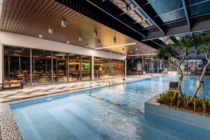Una piscina techada