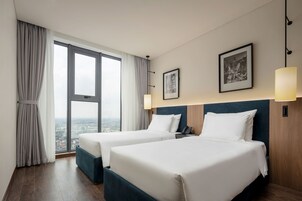 Lägenhet - 2 sovrum (4pax) | Sängtillbehör av högsta kvalitet, memory foam-madrasser och minibar