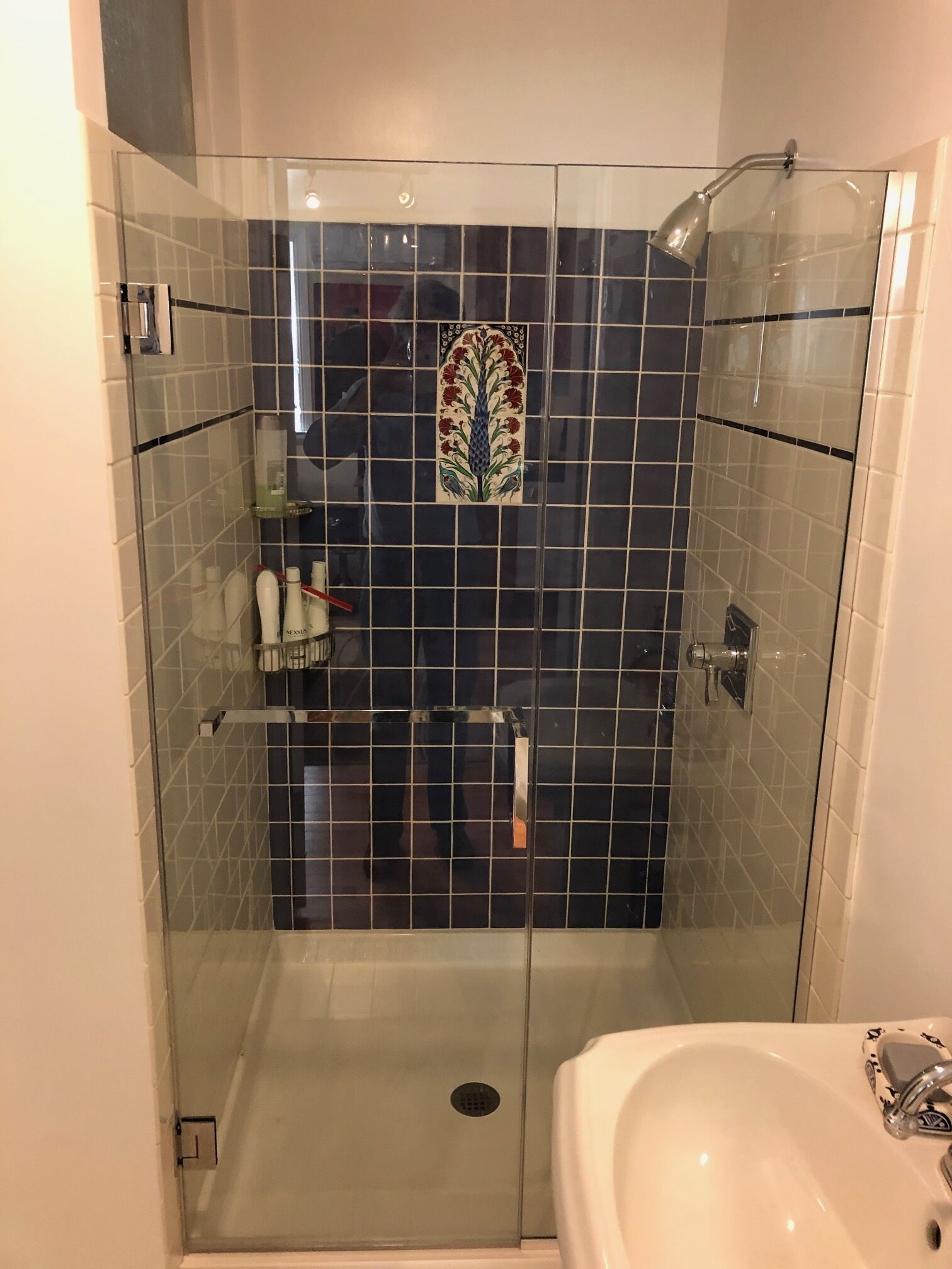 Shower, toilet paper