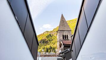 Vue depuis lâhĂ©bergement