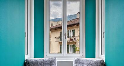 Ferienwohnung 'App 205 Palazzo Cavour' mit Bergblick, WLAN und Klimaanlage