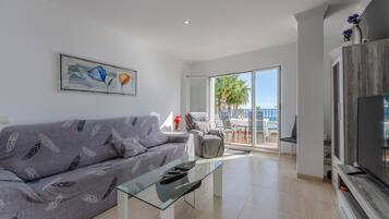 TV, DVD player, stereo