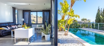 Villa with Pool, Stunning Mountain View, Wi-Fi, Garden & Terrace