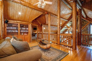 Smart TV, fireplace, DVD player, table football