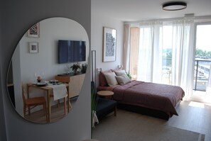 1 bedroom, iron/ironing board, free WiFi, bed sheets - Apartament CITY BREAK 124 (Warszawa)