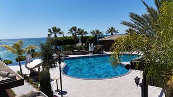ZEUS SEA VIEW | Outdoor pool | Indoor pool, outdoor pool, pool umbrellas, sun loungers