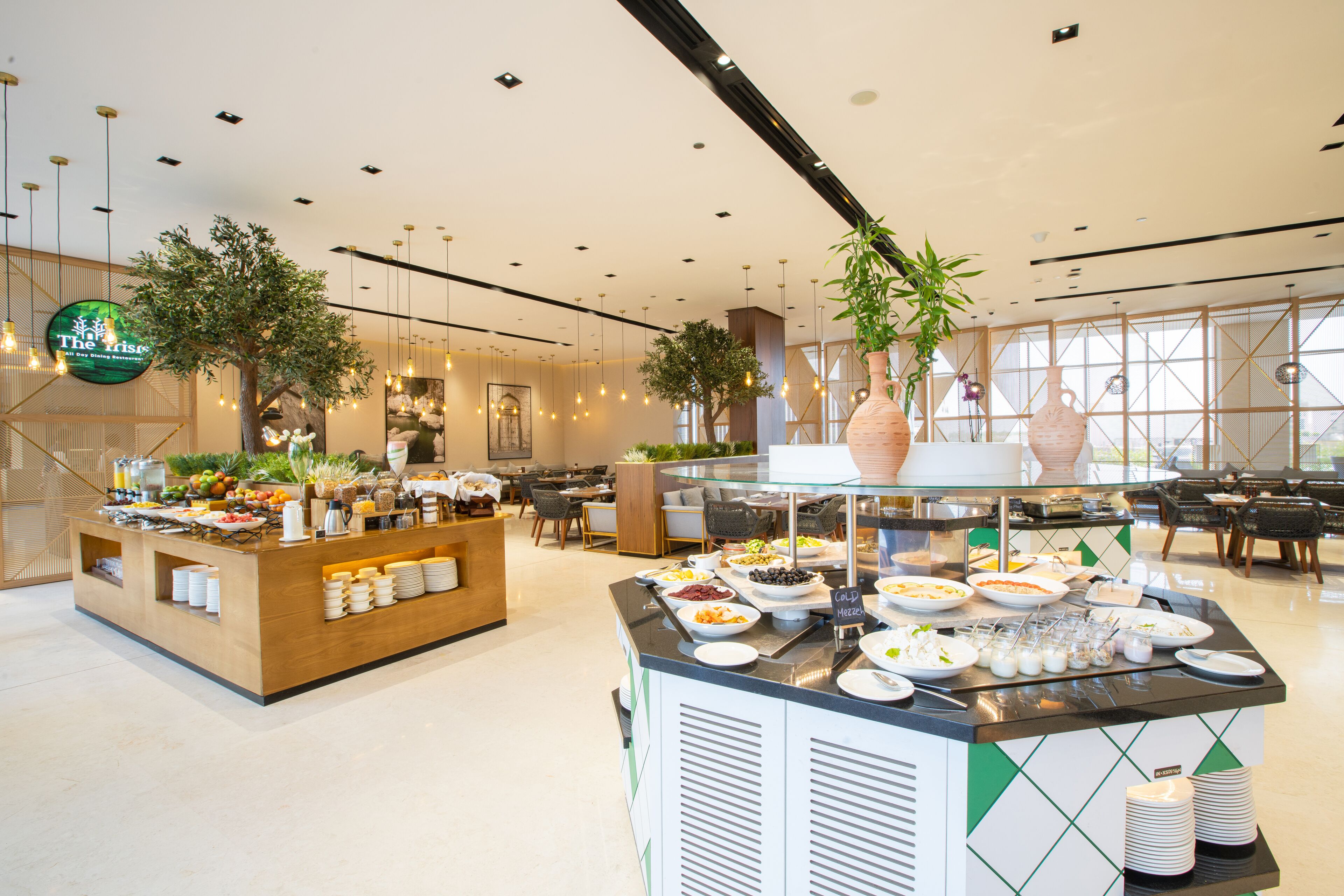 Daily buffet breakfast for a fee