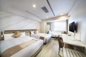 Habitación Deluxe con 2 camas individuales, no fumadores | Caja fuerte, escritorio, sistema de insonorización y wifi gratis