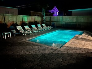 Una piscina climatizada