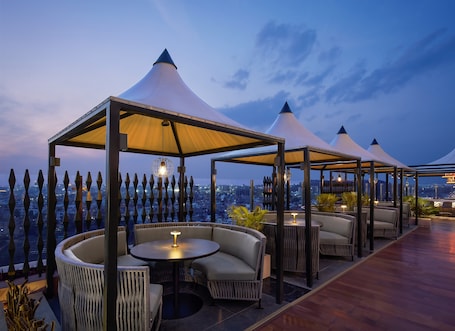 Rooftop terrace. Hyatt Place Jaipur Malviya Nagar