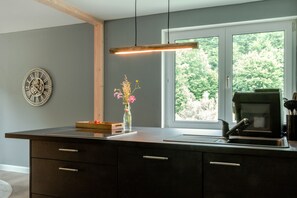 Kühlschrank, Ofen, Herdplatte, Geschirrspüler