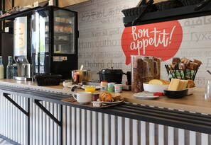 Morgenmadsbuffet hver dag mod et gebyr